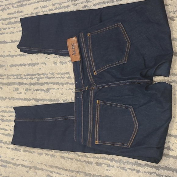 Acne Studios Kex Soft Raw Skinny Jeans Raw Hem, Dark Wash - Picture 5 of 9